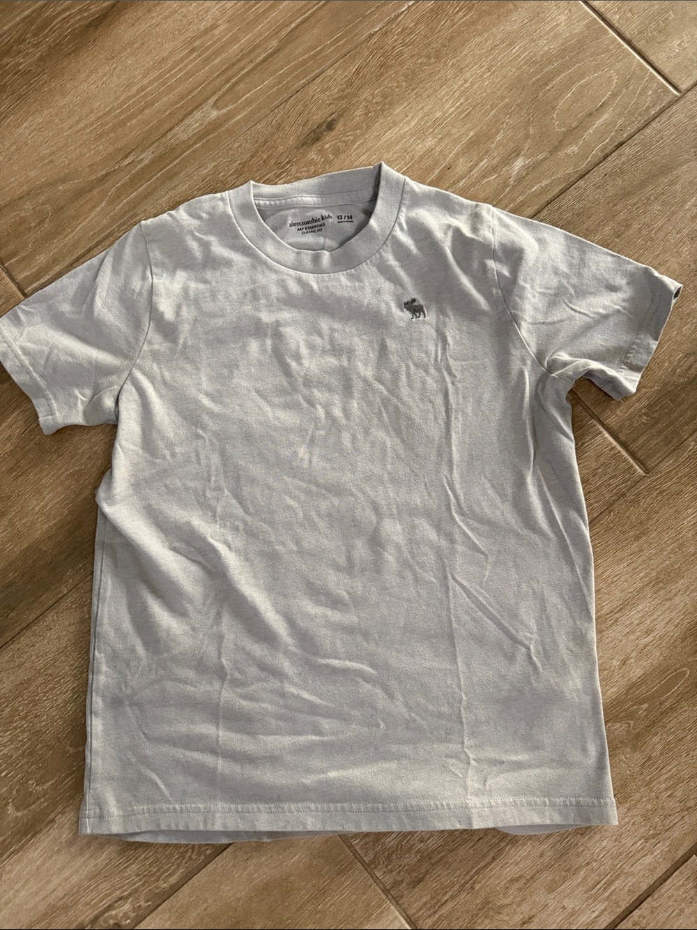 Abacrombie kids light grey boys T-Shirt size 13/14